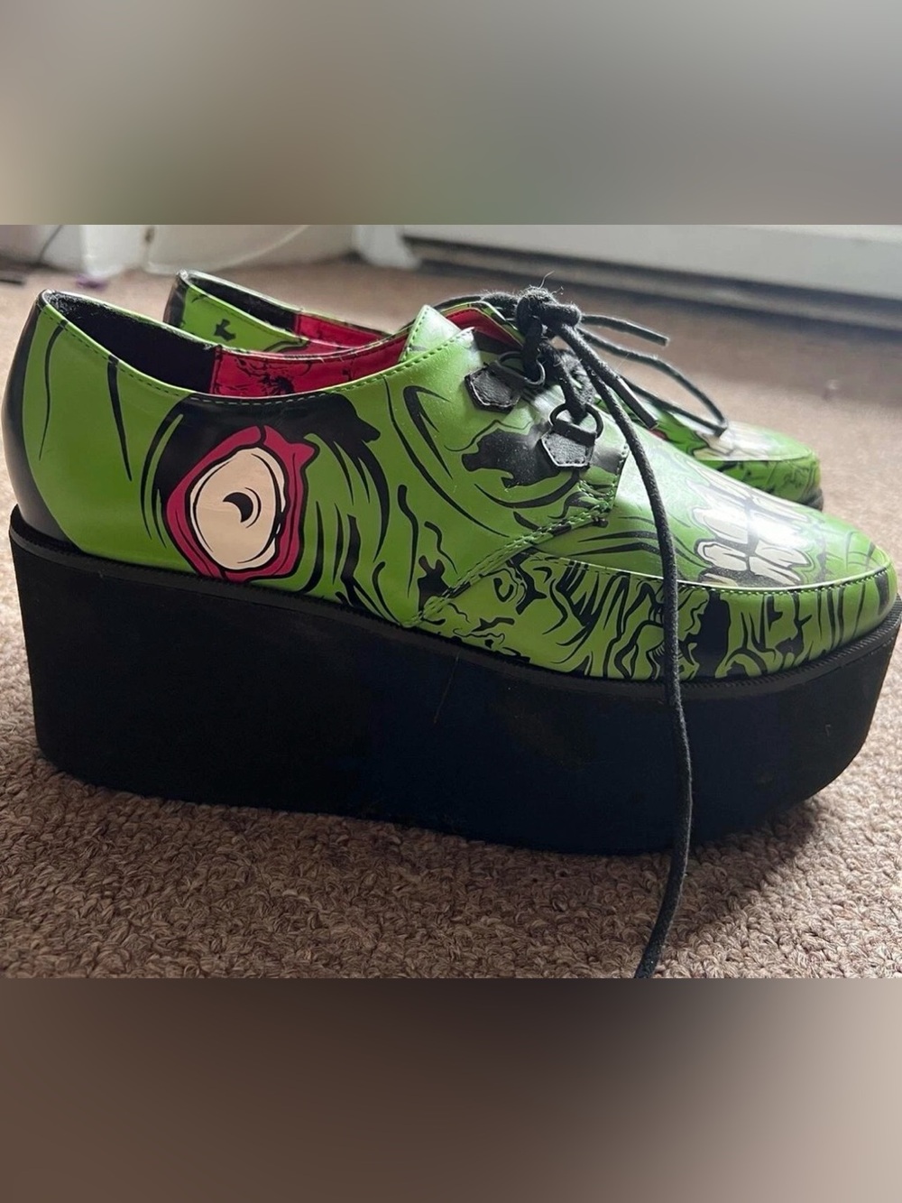 Iron Fist zombie platform tuk creeper shoes ISO